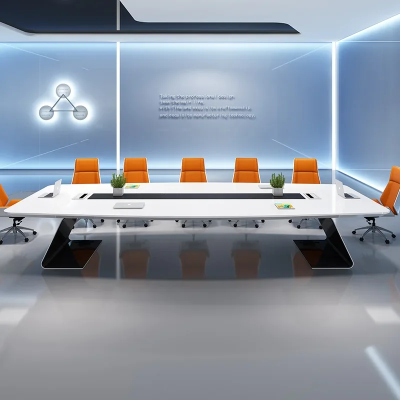 Conference Table Paint Simple Modern Atmosphere High-end Conference Room Bar Negotiation Table