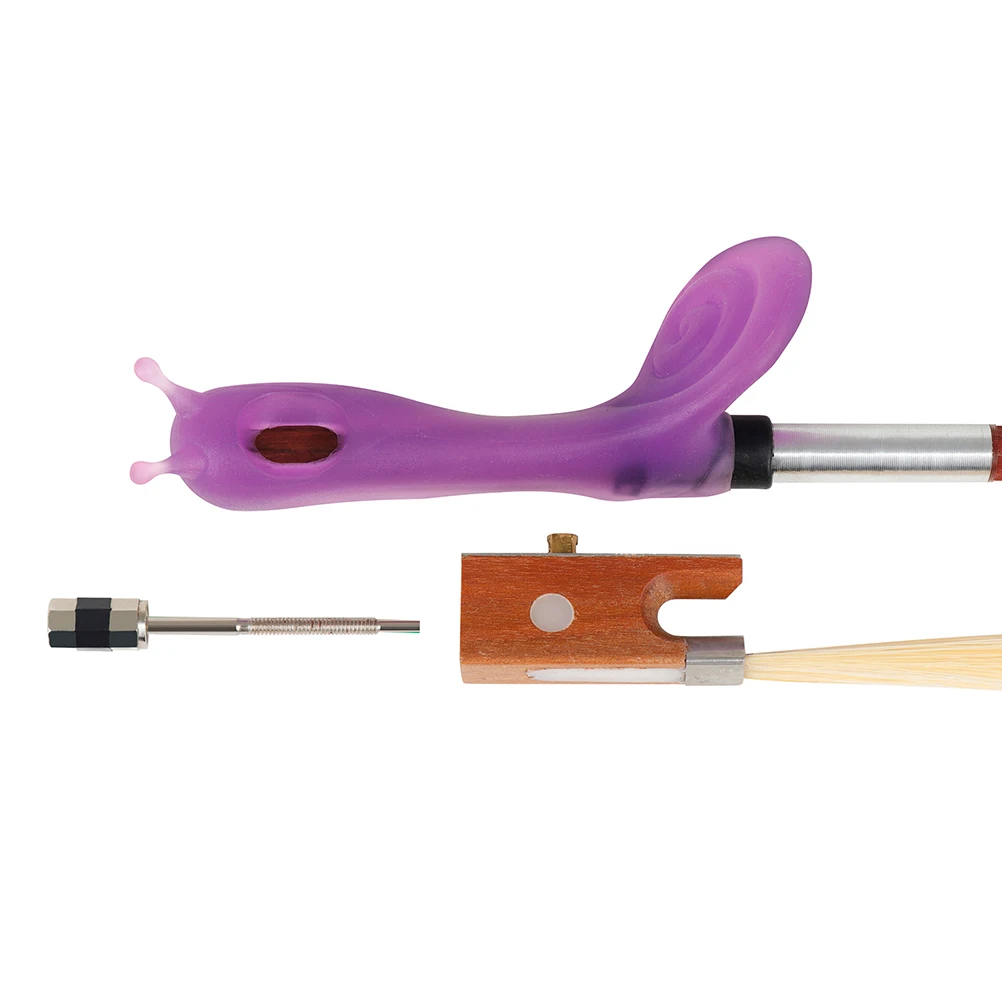 

Silica Gel Violin Bow Corrector Durable Lightweight Portable Practice Tool for Beginners Environmental Material Violin Accessory