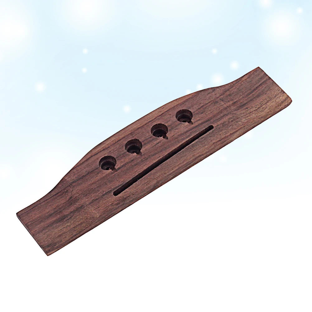 

4 Strings Mubeth Guitar Saddle Bridge Acoustic Replacement Parts Bamboo
