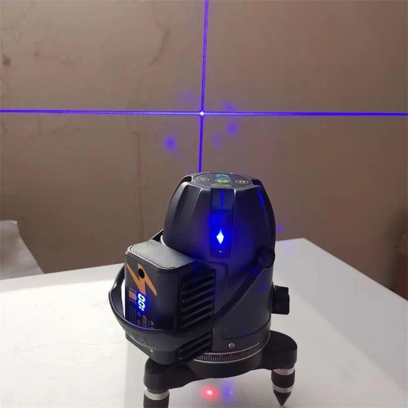 2/3/5 Lines Purple Light Laser Level 360° Roating Self-Leveling Horizontal Vertical for Diy Construction Decorate Outdoor Tools