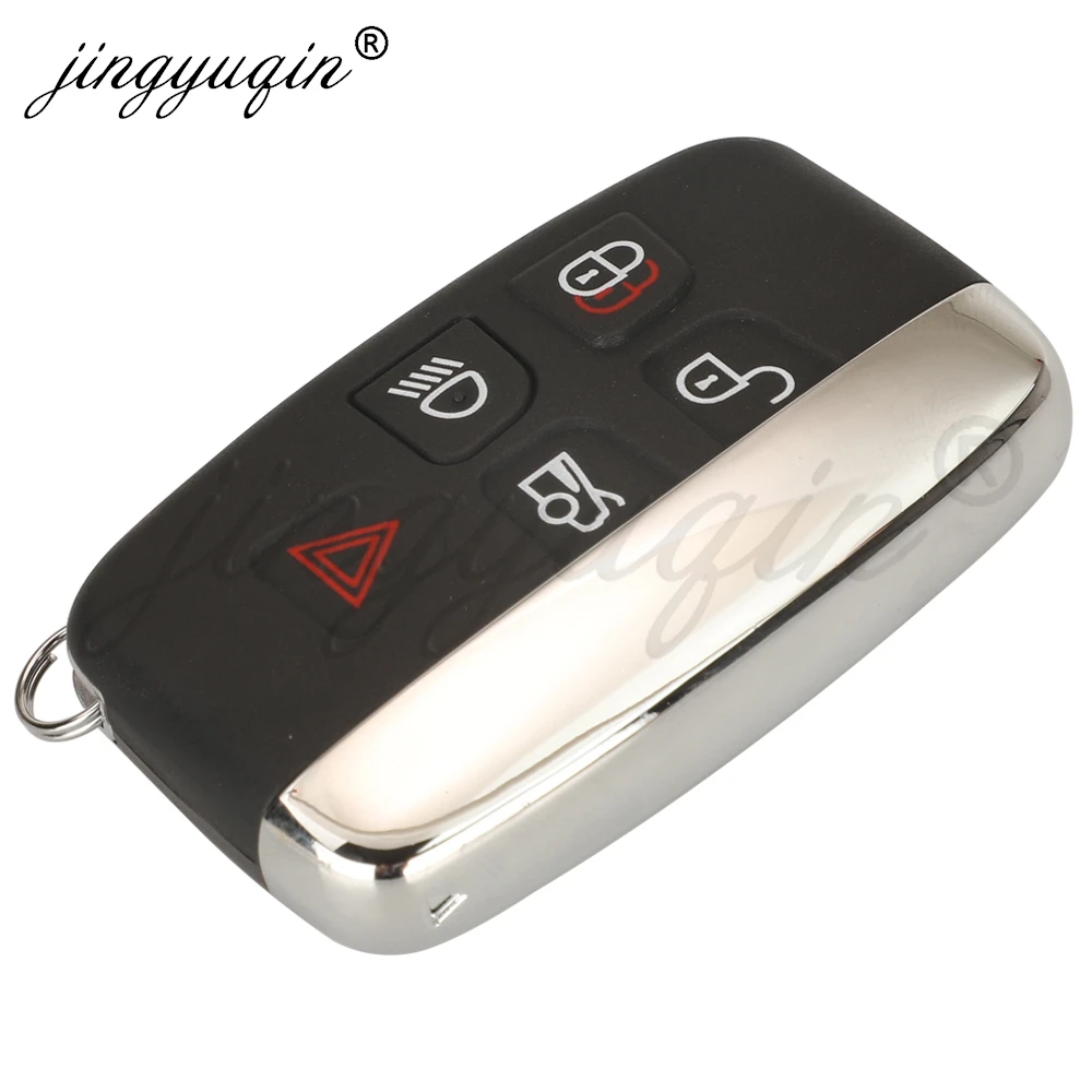 jingyuqin Editable ID 433Mhz Remote Car key for Jaguar XJ XF XE F PACE Land Rover Range Rover Sport Vogue Evoque Velar KOBJTF10A