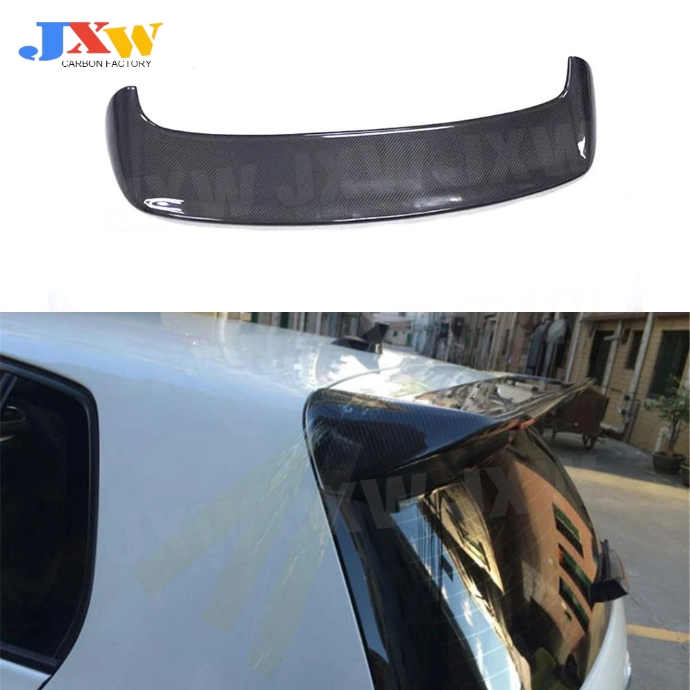 

For Volkswagen Golf 6 VI MK6 Standard Bumper 2010-2013 Rear Roof Spoiler Not For GTI R RZ Style Carbon Fiber / FRP Rear Wings