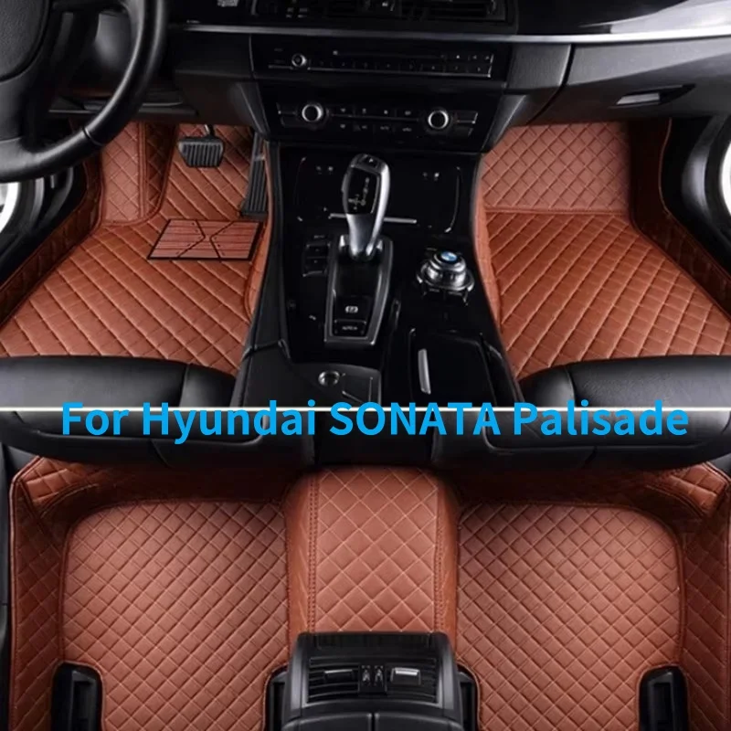 

Коврики на заказ для Hyundai SONATA 2019-2023 2015-2018 Palisade 2020-2023, коврики с полным покрытием, роскошные напольные вкладыши