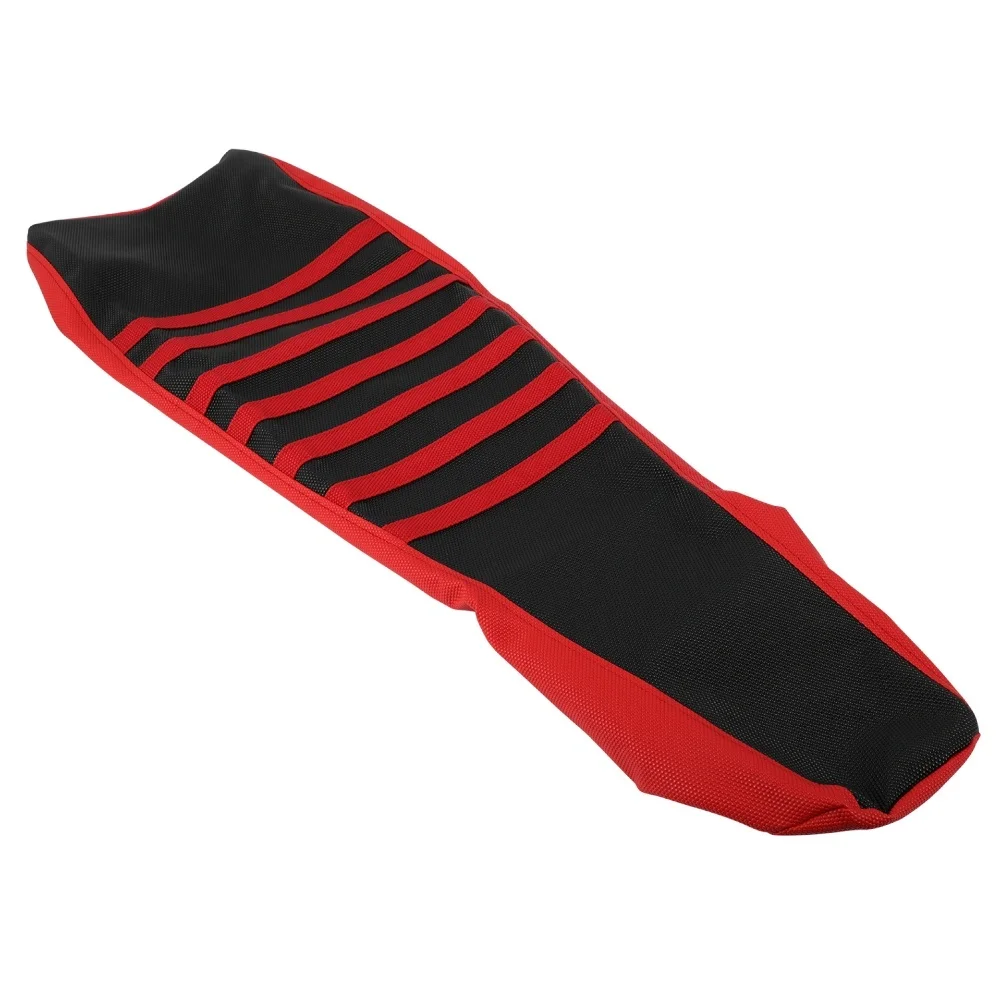 متوافق مع TRX450ER 2006-2009 2012 / TRX250EX 2006-2024 غطاء مقعد الدراجة الترابية، جلد PVC مرن، أحمر، مقاوم للماء