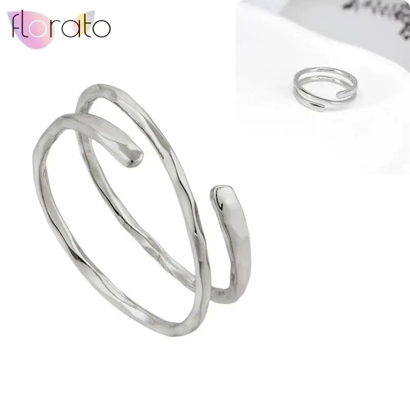 Women's 24K Gold Plated Adjustable Open Hug Ring