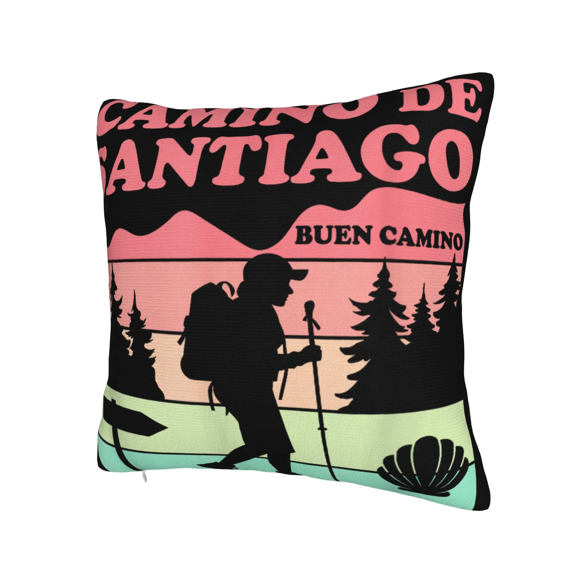 Camino de Santiago 2026  Pillow Cover Accessories Soft Cushion Cover Gift  Throw Pillow Case Cover Home Multi Size