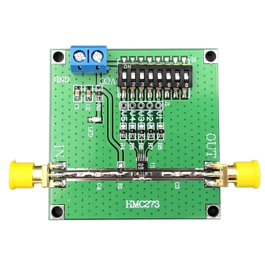 

0.7-3.8GHz Universal Broadband Attenuator HMC273 5-Bit Positive Control Digital RF Module