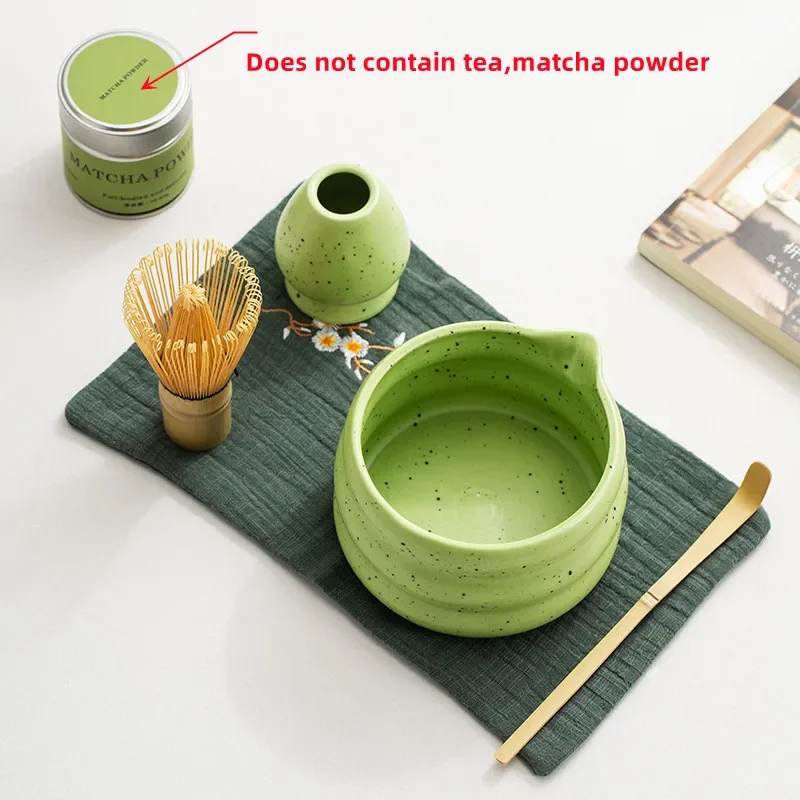 Imagem -02 - Conjunto de Ferramentas Japonês Matcha Conjuntos de Tigelas de Cerâmica Ferramentas de Alto Grau Acessórios Completos Colher e Colher 2024