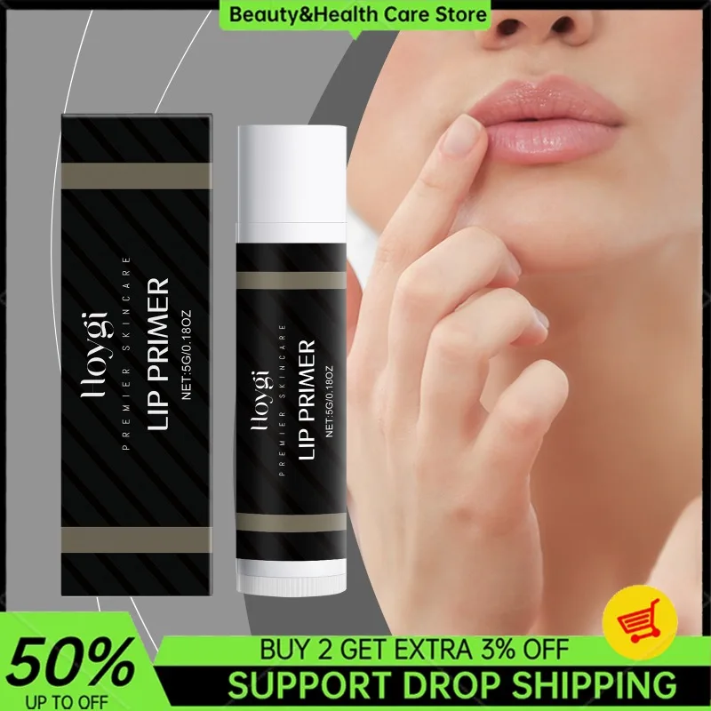 Lip Primer Moisturizing Lipstick for Dark Dry Lips Reduce Lip Lines Makeup Anti Cracking Nourishing Repair Brightening Lip Care