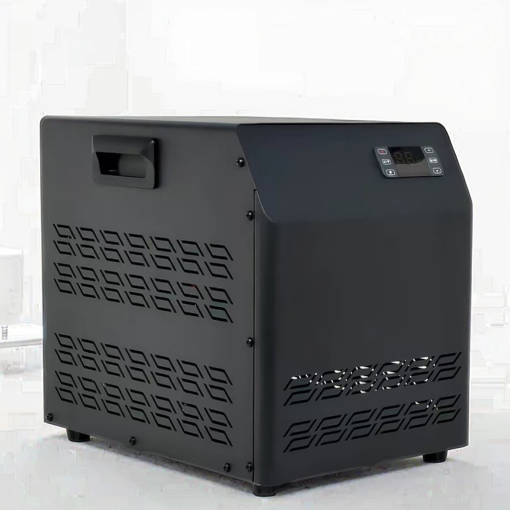 

1/3HP Portable Mini Water Chiller Cooling Bath, 220V R290 Compressor with Pump for Ice Bath Cooling