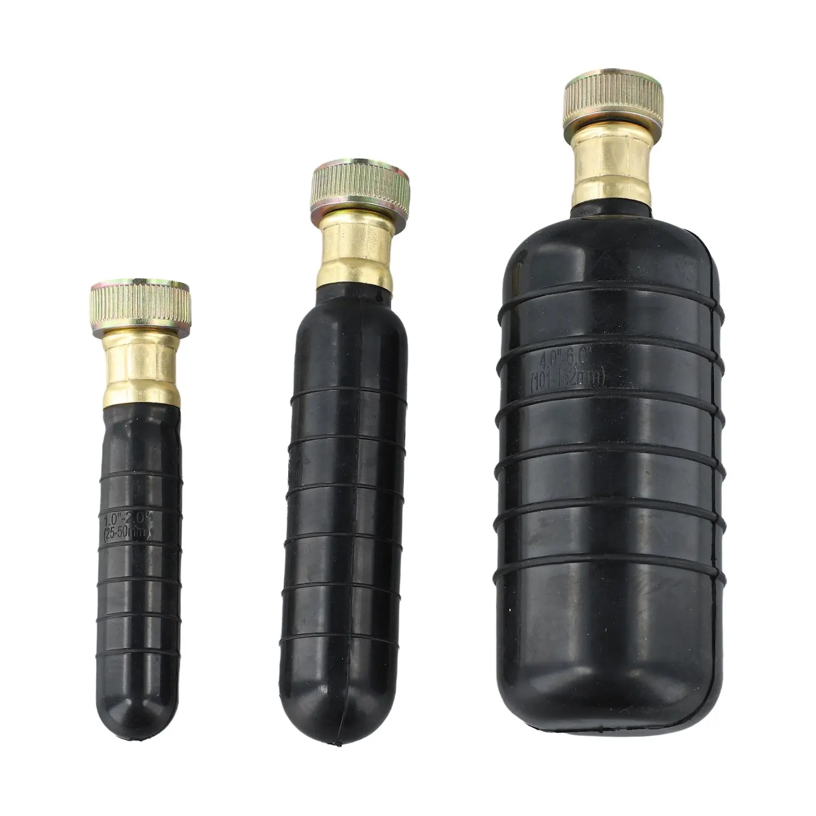 3Pcs Drain Cleaning Bladder Fits 4'' To 6'' Drain Pipes Unclogs Stubborn Blockages For Bathroom Sinks Drain Bladder Kit