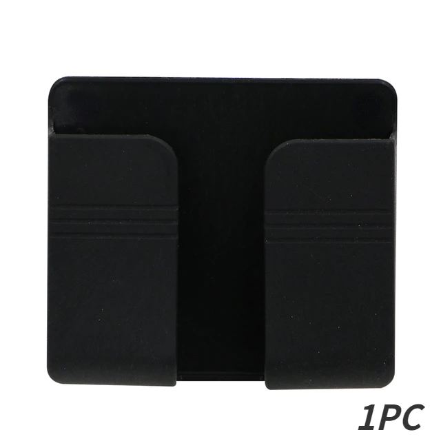Caja de almacenamiento multifunción sin perforaciones, organizador montado en la pared, Control remoto de TV, soporte de carga para enchufe de teléfono móvil, 4/2/1 Uds.