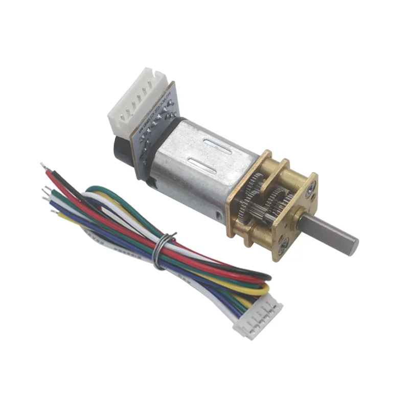 

JGA12-N20 Permanent Magnet DC Hall Encoded Geared Motor with Encoder 6V