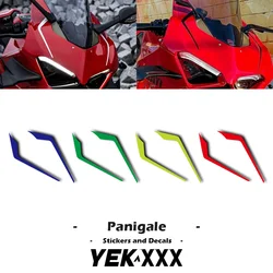 Ducati Ducati V4 V4R V4S V4SP V2 Fairing kabuk ön Sticker çıkartması hatları yansıtıcı Metal renk yeni