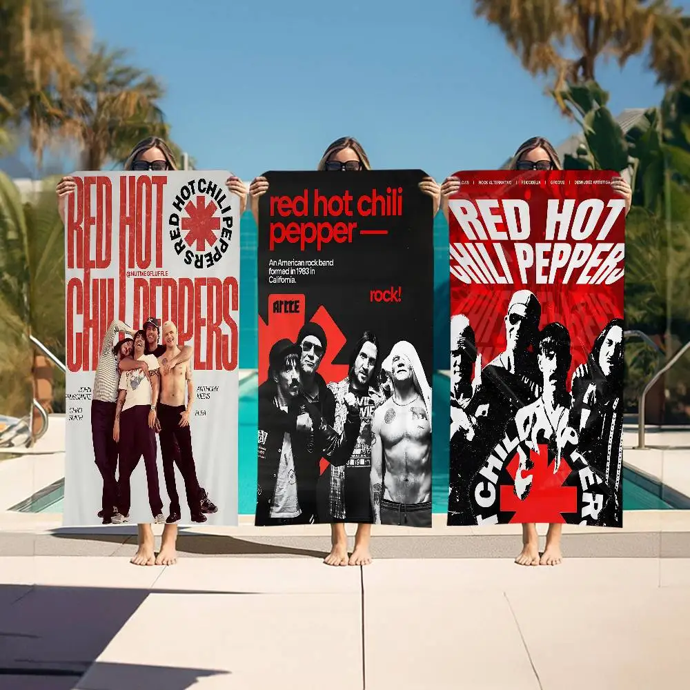 Rock Band Red Hot Chili Peppers Big Microfiber Beach Towels Quick Dry Towel Sand Beach Towels Pool Towel for Travel Swim Pool