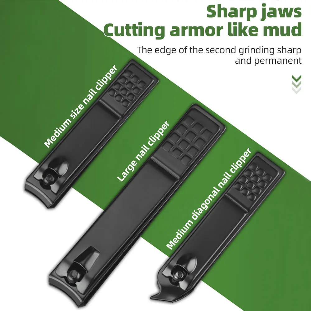 Set tagliaunghie 7-18 pezzi Set Manicure in acciaio inossidabile forbici professionali per unghie Pedicure strumenti portatili per la cura personale