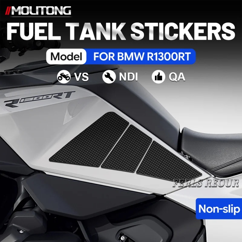 

Высокоплотный резиновый противоскользящий защитник бака | Наклейка на крышку топливного бака для BMW R1300RT (2025+) | Устойчивый к царапинам аксессуар для мотоцикла