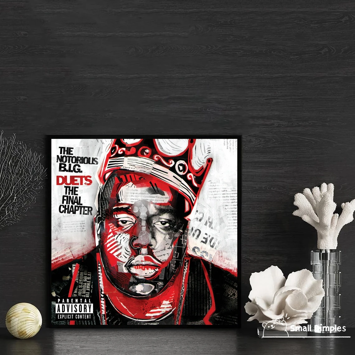 The Notorious B.I.G. Duets The Final Chapter Music Album Cover Poster Canvas Art Print Home Decoration Wall Painting (No Frame)