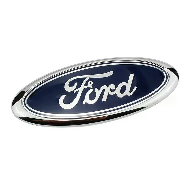 15x6cm Car Front Emblem Sticker Trunk Badge for Ford Mondeo Mk4 Mk5 Mk3 Ecosport Fiesta Escape Transit Kuga Focus Fusion Ranger