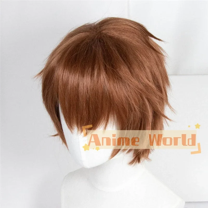 Suzaku Kururugi Cosplay Wig Halloween Synthetic Hair Heat