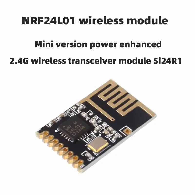 Módulo transceptor sem fio NRF24L01, Mini Edition Power Enhanced 2.4G, Si24R1