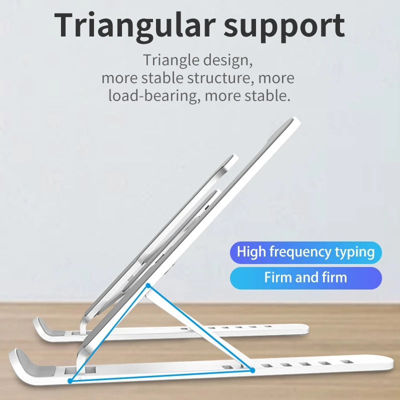 Foldable Tablet Stand Holder Non-Slip 6 Level Adjustable Laptop Stand Compatible For Pad PC Laptop Tablet