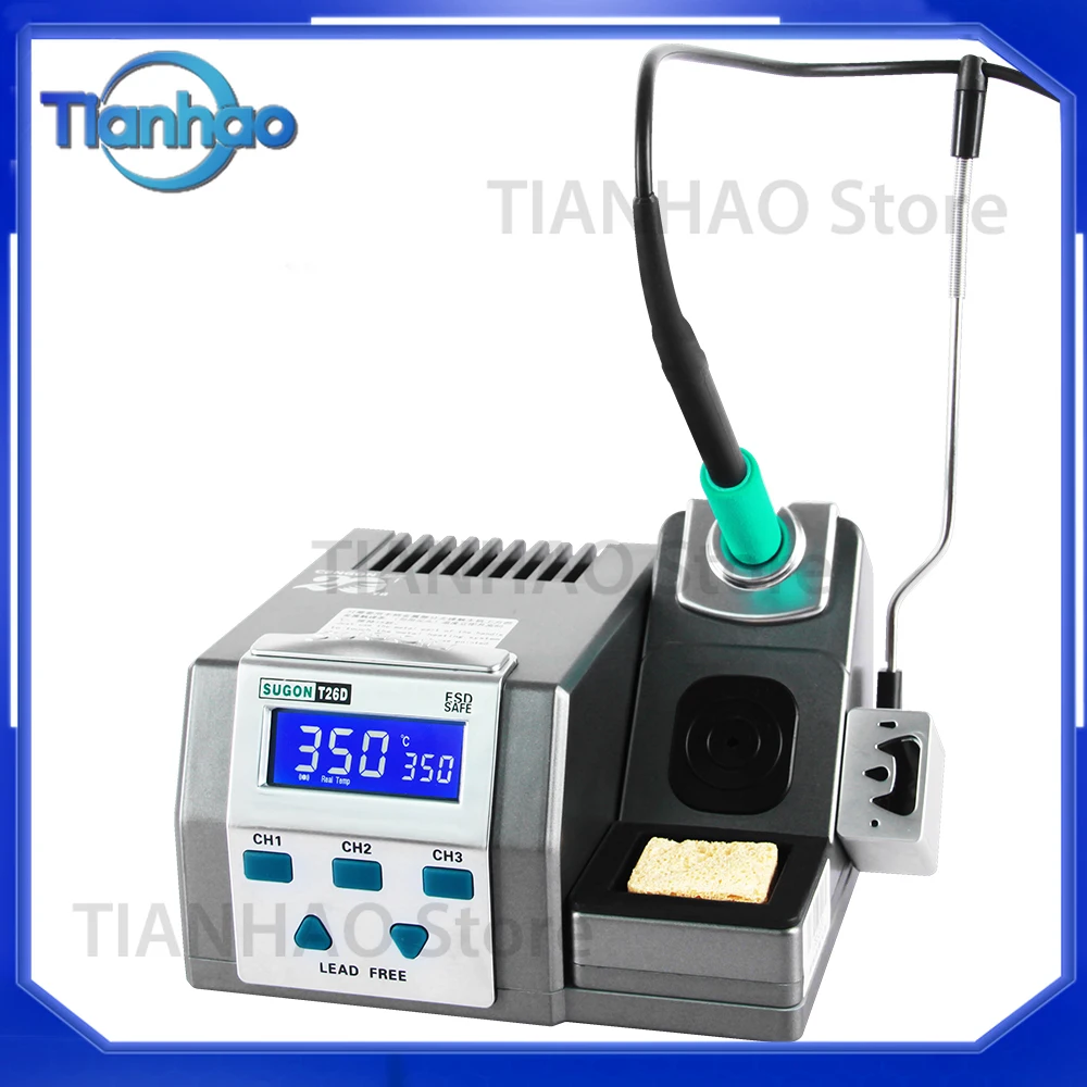 T26D Lead-free 2S Rapid Welding Rework Soldering Station for Phone BGA PCB IC Repair Tools with Soldering Iron Tip