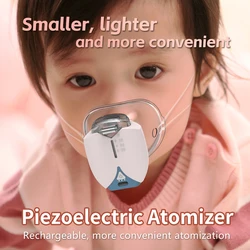 Mini Nebulizer Handheld portable Inhale Automizer silent Ultrasonic inalador rechargeable nebulizador hands free Humidifier