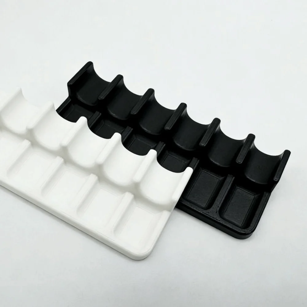 3D Printed Plastic Brush Holder Durable Portable Painting Brush Rest Holder Easy To Clean Space-Saving Brush Storage Box