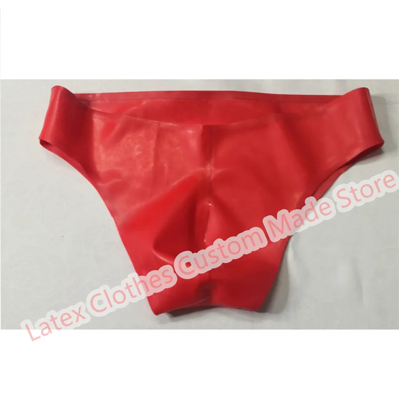 Sexy masculino látex natural breve calcinha cuecas sexy masculino látex borracha t-back tanga g-string