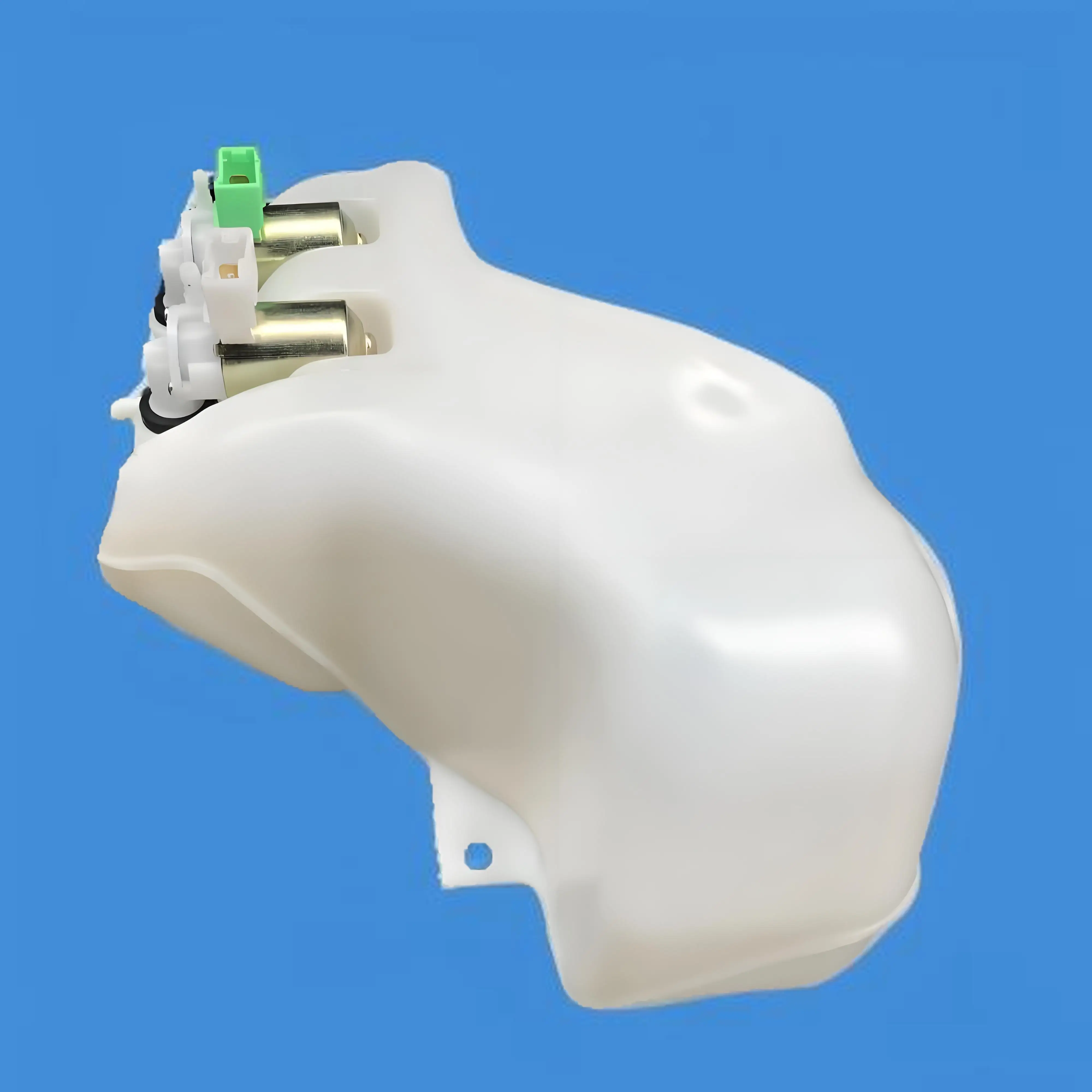 Zamienny zestaw zbiornika spryskiwacza wycieraczek z systemem podwójnej pompy - kompatybilny z silnikami Nissan Patrol GQ Y60 (1987-1997) TD42 TB42