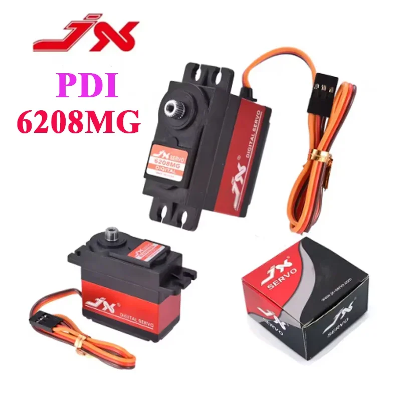 JX Servo PDI-6208MG 8kg 120 Degree High Speed Metal Gear Digital Coreless Standard Servo Motor for RC Car Model