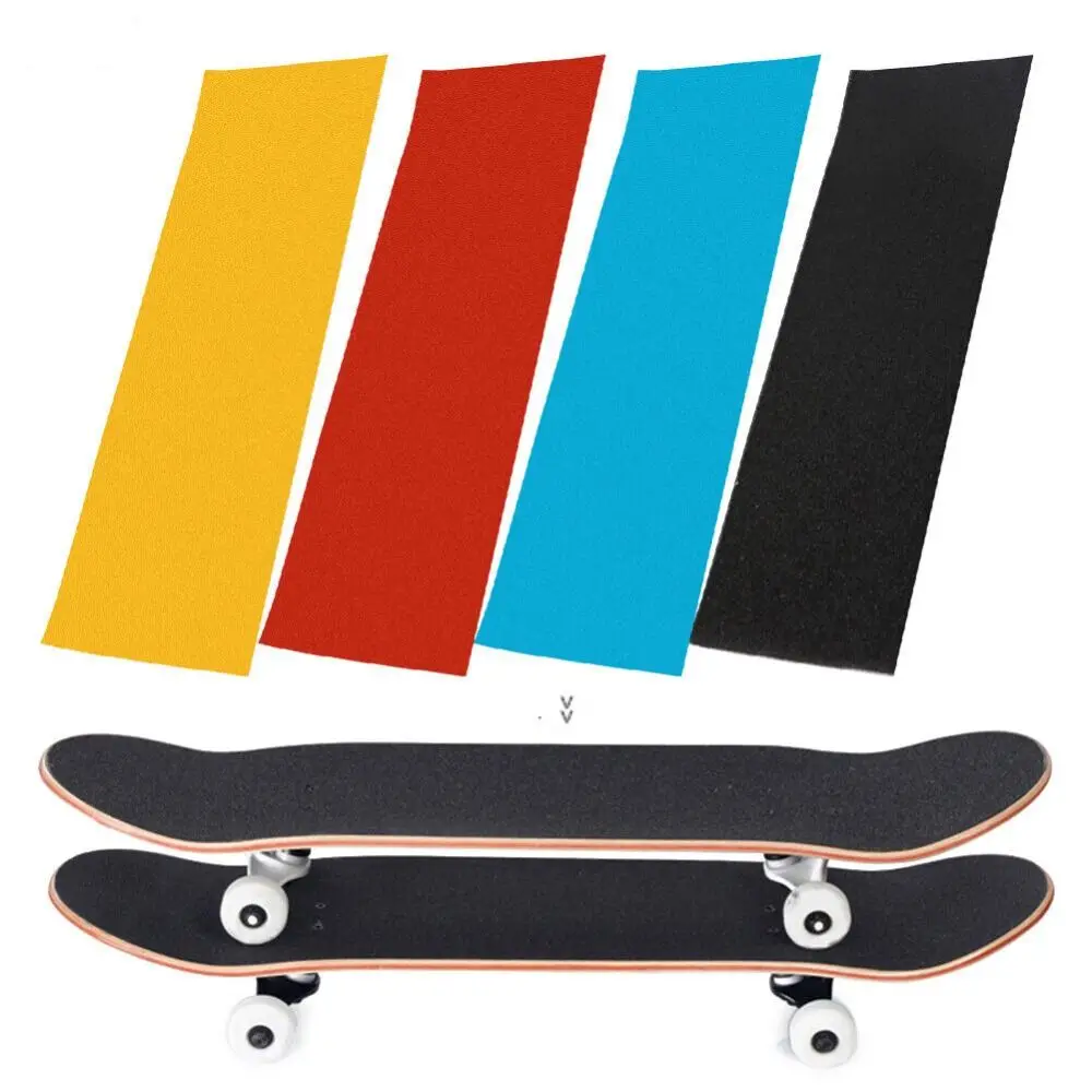 Professional Skateboard Sandpaper Thickened Wear-resistant Anti-slip Deck Grip Tape Waterproof Super Sticky Longboard Sticker