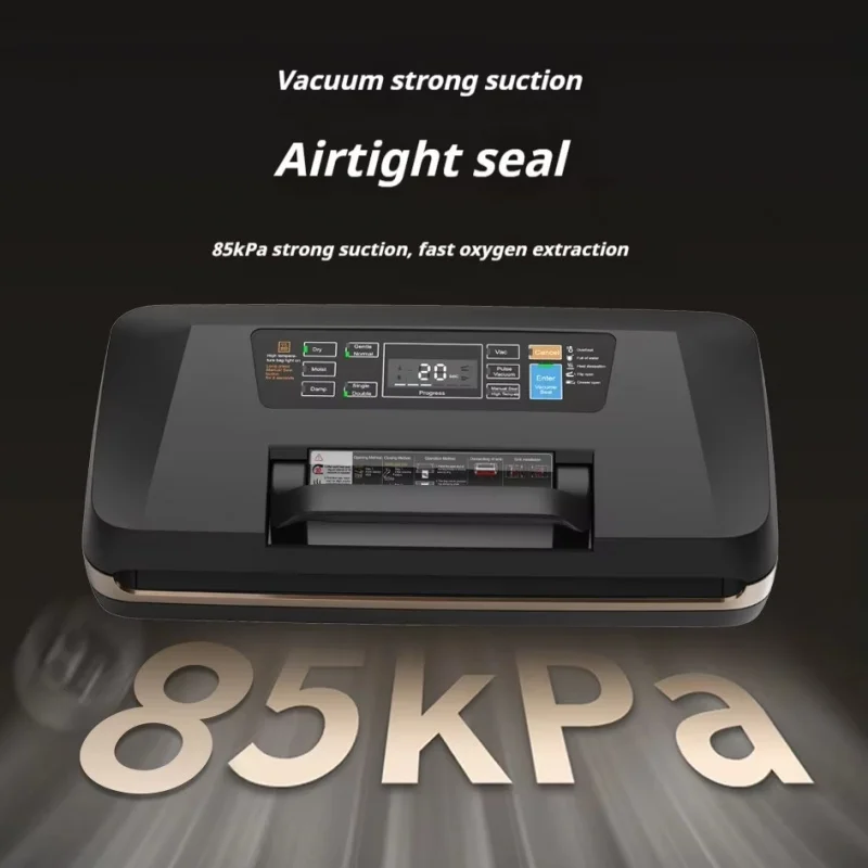 SV628Vacuum Sealer Plastic Sealer Dry and Wet Dual-use Sealer High-end Household Food Preservation Machine view 3