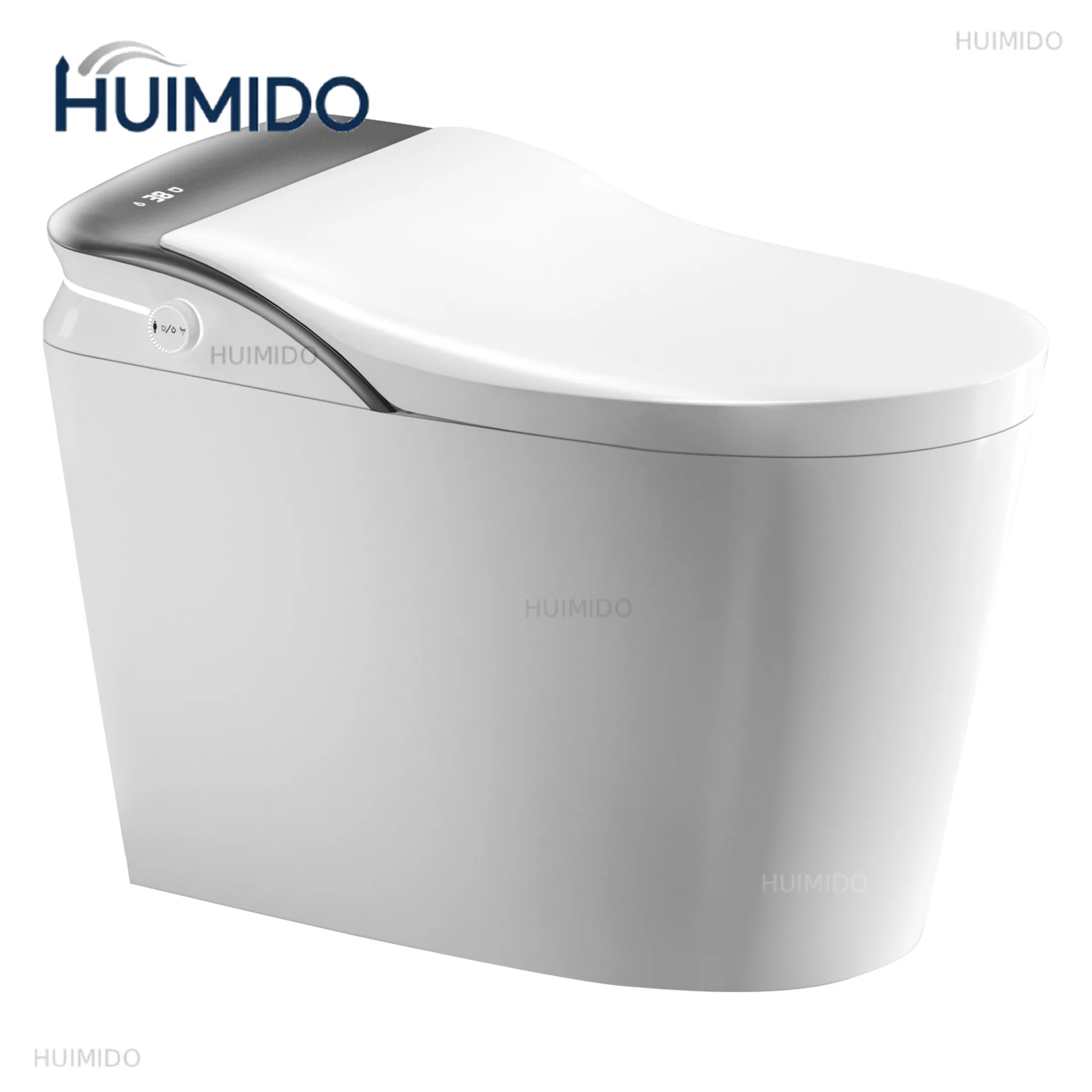 New home ergonomic smart toilet has no water pressure limit, automatic flip mute with female front women's wash