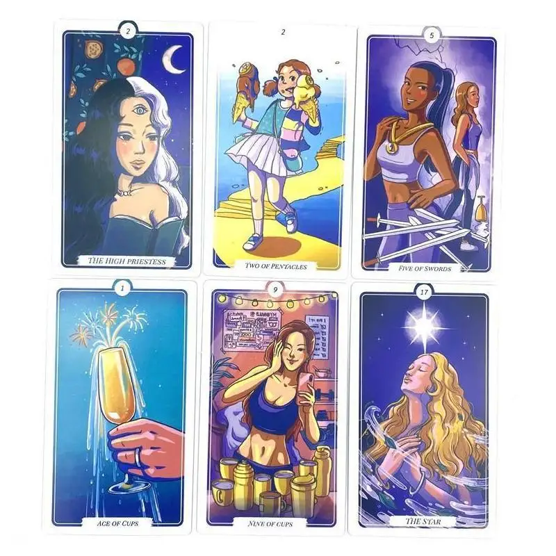 12x7cm Wake Me Up Tarot cards with paper manual board game English version tarot deck playing cards