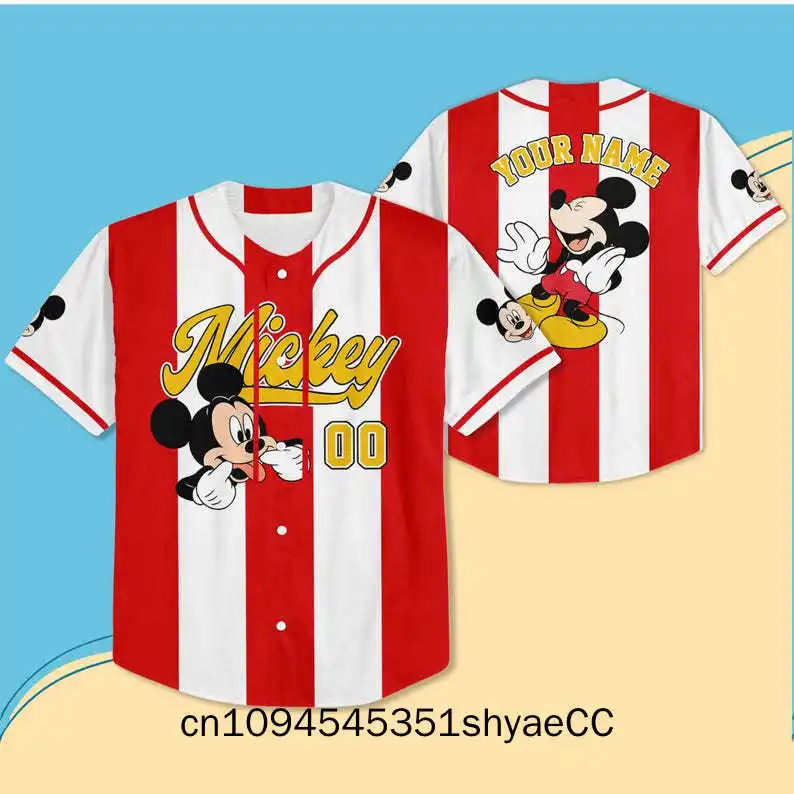 Vintage Mouse Baseball Jersey, Cartoon Movie Shirt, Magic Kingdom Gift, Jersey For Kid Youth Adult, Personalized Baseball Shirt