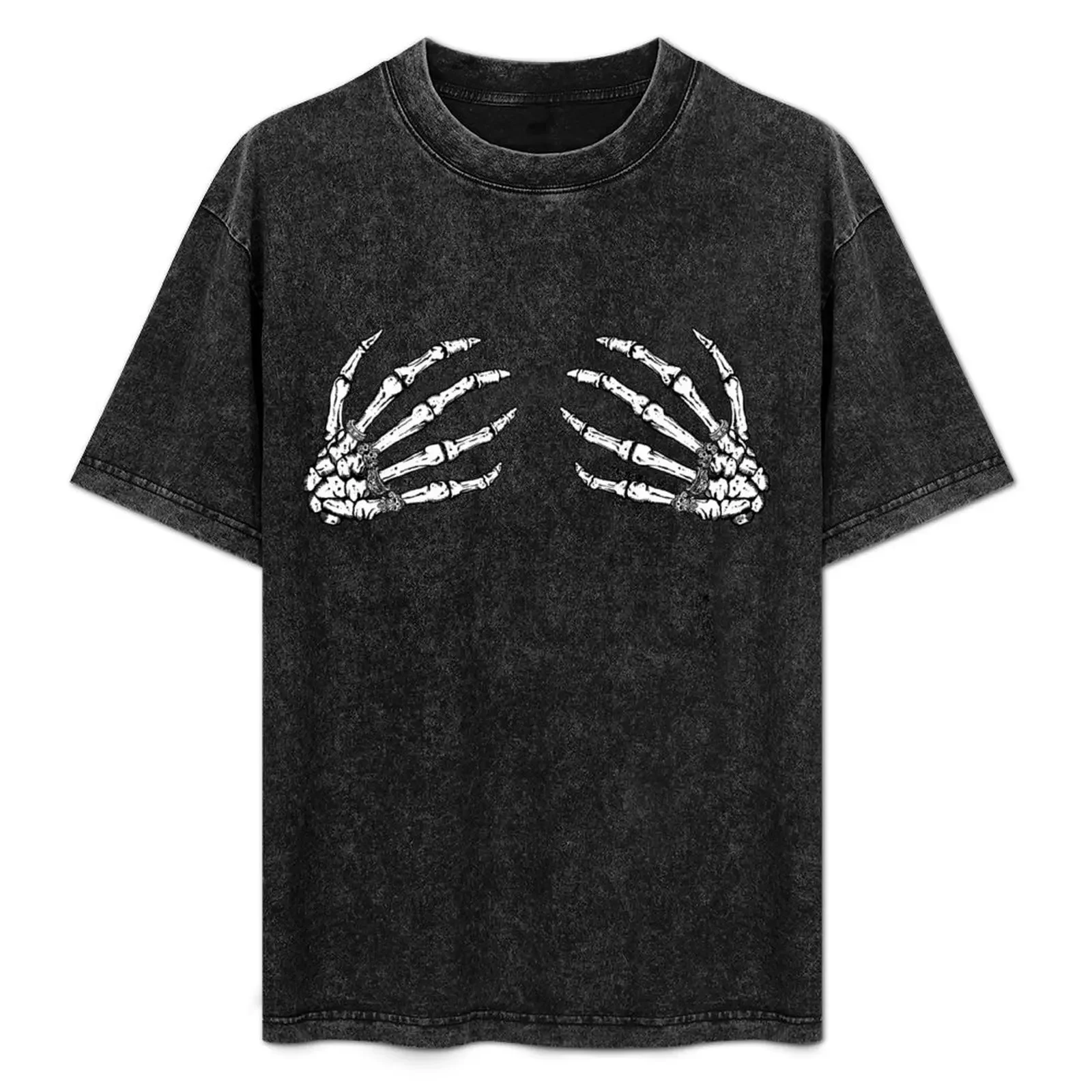 Skeleton Hands Grope T-Shirt anime t shirts summer tops clothes for men