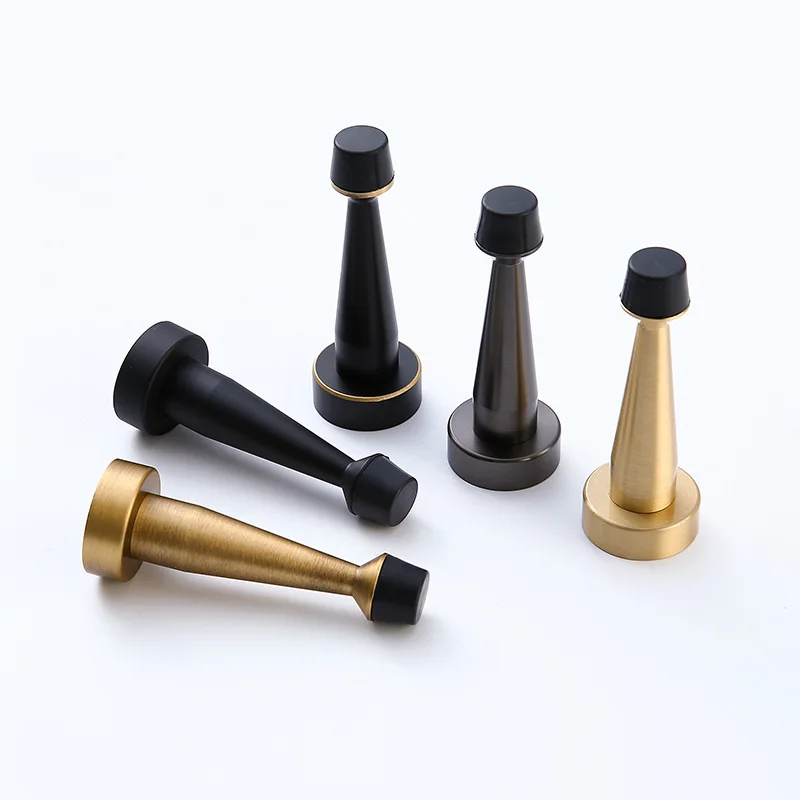 

Латунный дверной стопор, дверной стопор для ванной комнаты, сверхмощный напольный настенный бампер, немагнитный дверной держатель, дверная фурнитура