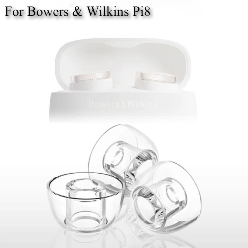 Silicone Ear Tips For Bowers & Wilkins Pi8 Eartips Earbuds Tips Anti-Slip Noise Reducing Earplugs