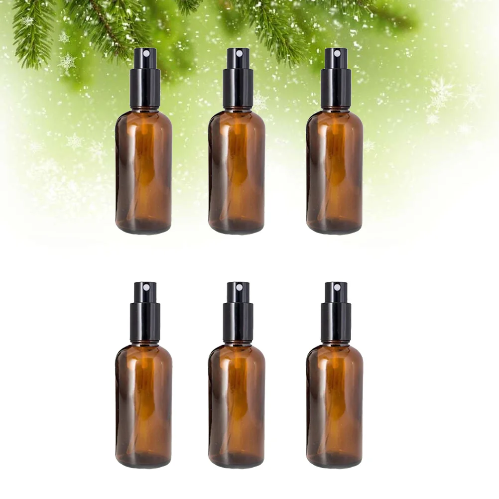 6 Stuks Lege Spray Flessen Voor Parfum Hervulbare Glazen Reizen Misters Draagbare Make-Up Water Containers 15Ml Lekvrij