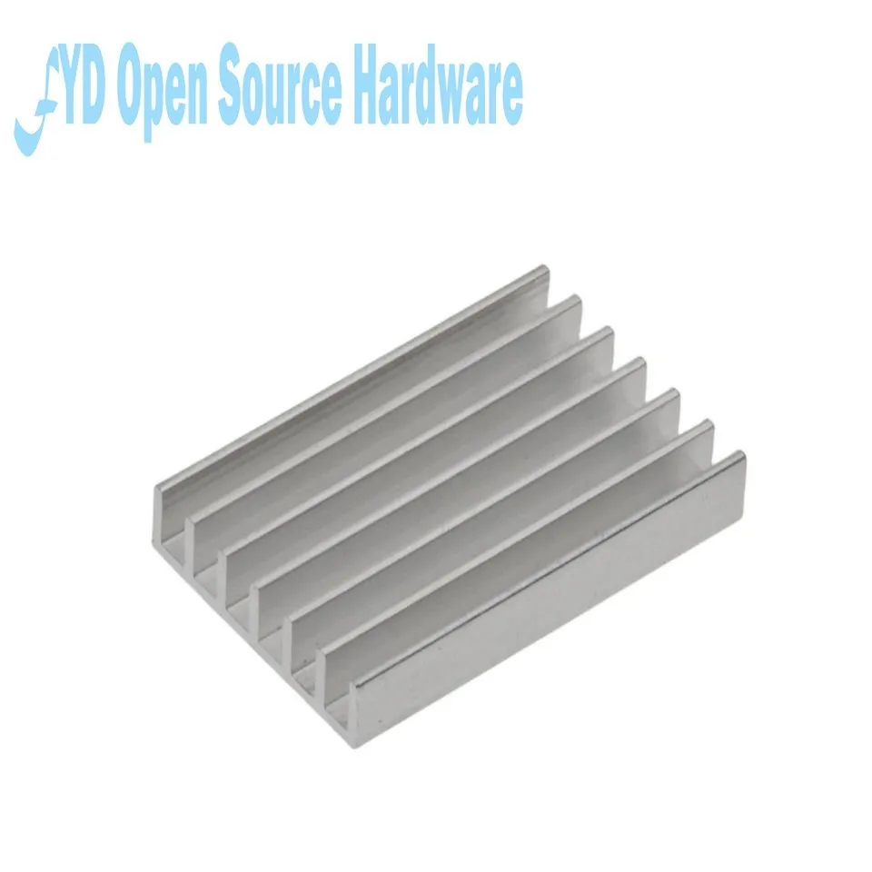 10PCS Heatsink Radiator Cooler Radiator 30x20x6MM High Quality Silver Slot Heat Sink 