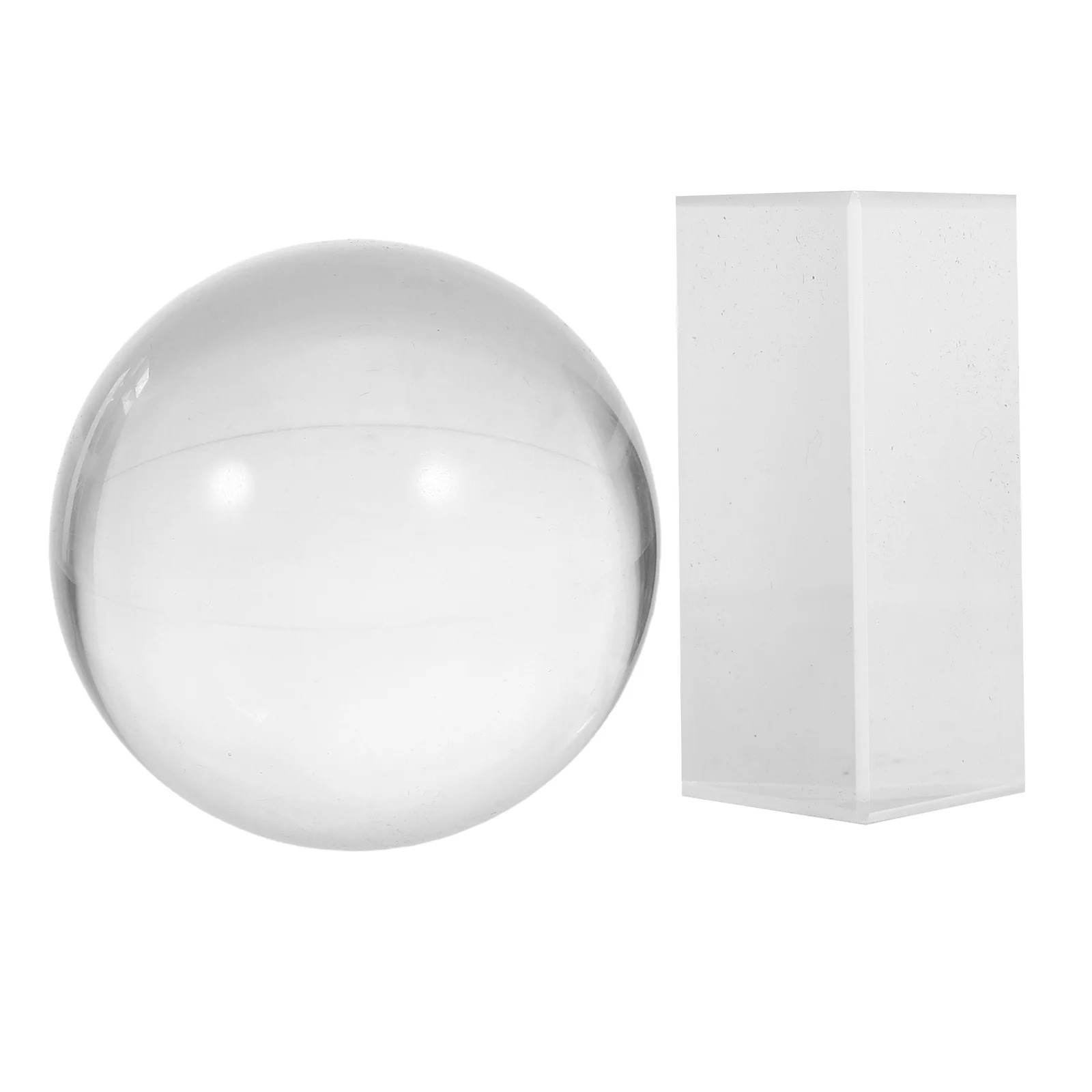 

2Pcs Optical Crystal Triangular Prism Clear for Photography Physics Teaching Science Classroom Optical Experiments Educational