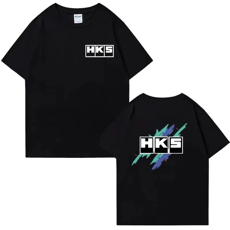 2026 Cute Girl Auto Matching Print T‑Shirt Adults Kids Japanese Retro Cartoon Tuner Graphic Loose Short Sleeve Casual Street Tee