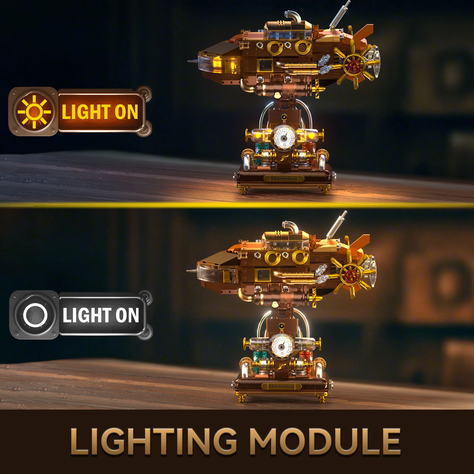 30702 modèle de bateau à vapeur de haute mer 740 pièces ensemble de blocs de construction modèles MOC jouets techniques de bricolage pour cadeaux de noël