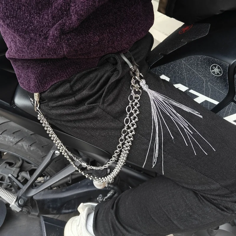 2025New Model Concise Copper Buckle Stainless Steel Pants Chain Fashionable Men And Women One's Waist Hip Hop Luxury Accessories