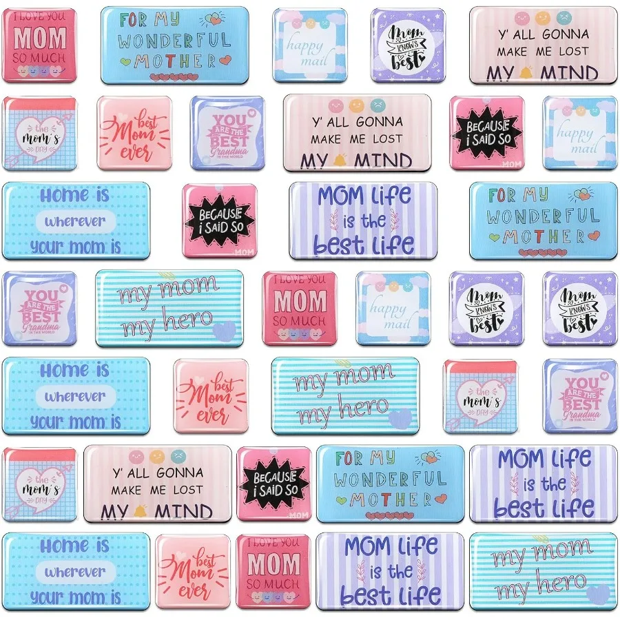 

36 шт. магниты на холодильник ко Дню матери, милые магниты, подарочные наборы для n, отличные подарки, магниты на холодильник, крутые магниты на холодильник Sayin