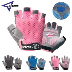 Kids Cycling Gloves Half Finger Bike Gloves Non-Slip Biking MTB Bicycle Gloves for Workout, for Boys & Girls