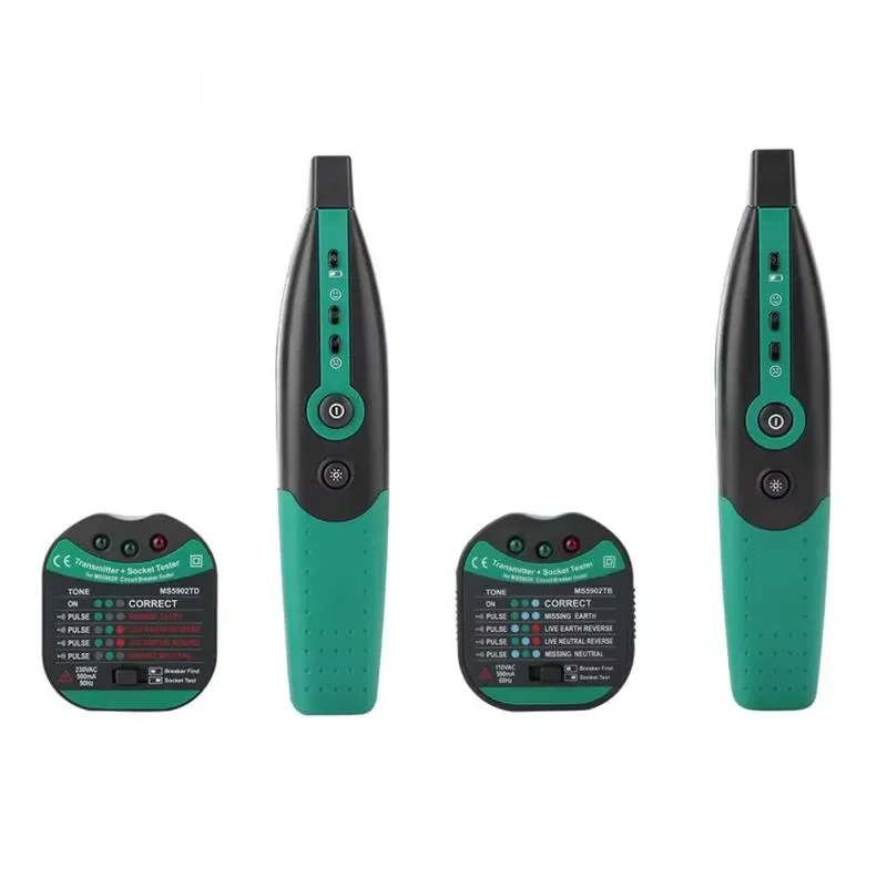 MS5902 Circuit Breaker Finder/Socket Tester Instruction/Fully Automatic Circuit Breaker Finder US Plug Or EU Plug