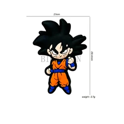 10pcs Son Goku focal Silicone beads Teether Jewelry Beads Food Grade For pen Pacifier Chain